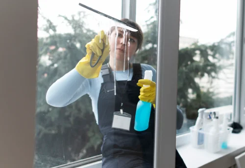 Nettoyage de vitres intérieures et extérieures au Boulay